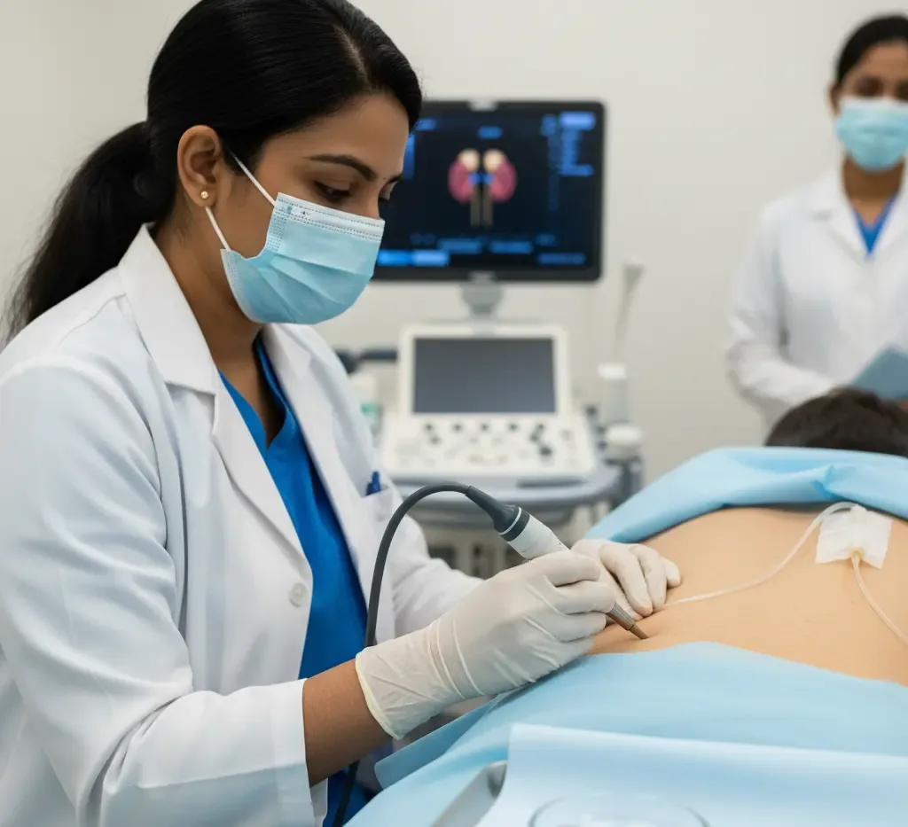 Ultrasound-guided catheter placement